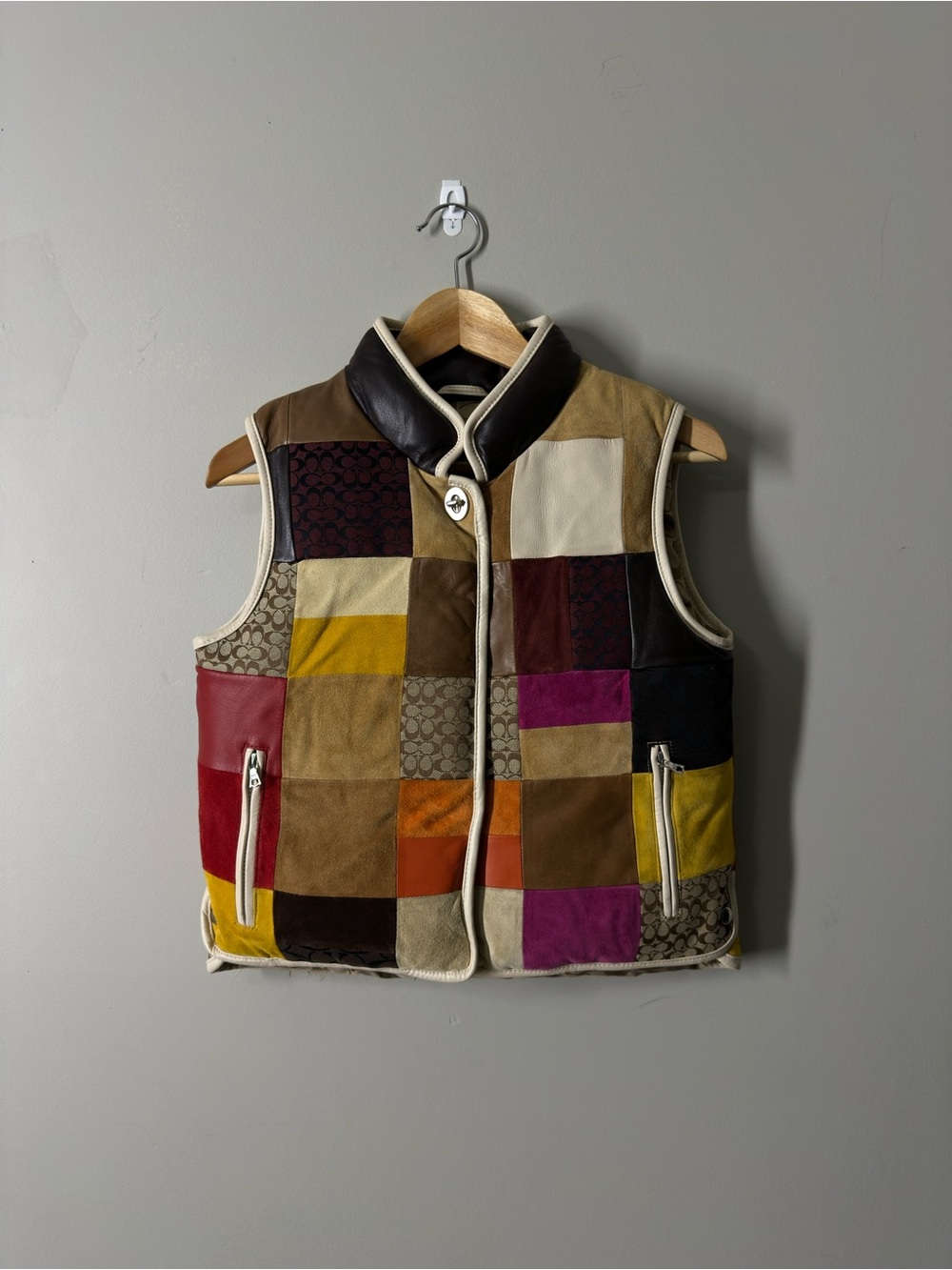 Coach Patchwork Vest
